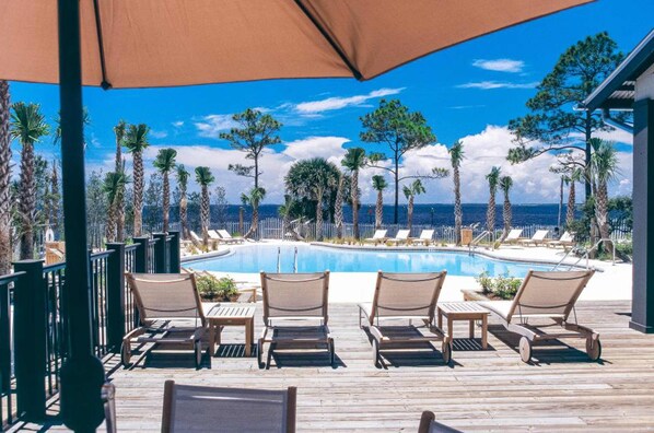 Pool - Elegant Coastal Home w/Shared Pool, Tree-Lined View, 6-Minute Walk to the Beach (Port St. Joe)
