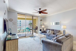 TV, DVD player, offices - Nice 2nd Floor Condo Partial Gulf View, Nearby Shopping & Dining (Fort Walton Beach)