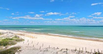 Beach Across the Street! Dog-Friendly Home with Private Pool, AC, WiFi & Games!