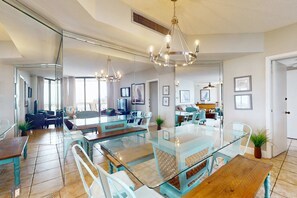 Dining - Amazing condo with gorgeous beach views, pool, & hot tub (Miramar Beach)