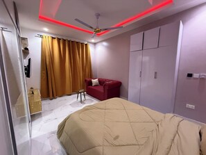 1 Schlafzimmer, Bügeleisen/Bügelbrett, WLAN, Bettwäsche