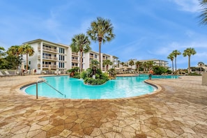 Pool - Water-view condo with pool, hot tub & pickleball (Rosemary Beach)