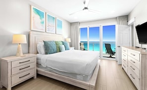 2 bedrooms, iron/ironing board, WiFi, bed sheets - Scenic condo with balcony, beach access, pool & hot tub (Destin)