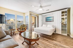 TV, offices - Sparkling Studio with Shared Pools, Hot Tubs, Golf, Tennis, & a Private Beach (Destin)