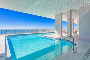 Pool - Inviting Gulf-front condo In Perdido Key with waterfront pool/hot tub,oceanfront balcony & private cabana (Perdido Key)