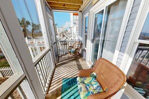 Property grounds - Beachfront home with expansive deck, screened porch, washer&dryer & central AC (St. George Island)