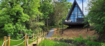 Unique Luxury A-Frame Adults only Lodge - Rockwater Lodge - County Down