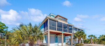 Dog-friendly abode near the beach with multiple balconies, ocean views, & more