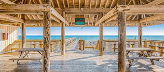 Coastal condo with pool, hot tub, tennis & golf access - dog-friendly