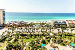 Exterior - Spacious penthouse condo and private balcony, shared pool/fitness, beach access (Destin)