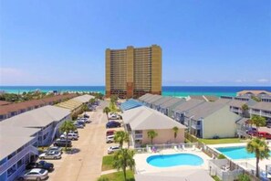 Exterior - Bright Condo with Shared Pool, WiFi, Central AC, and Private Patio (Panama City Beach)
