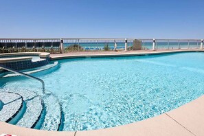Pool - Colorful, waterfront condo with pools, gym, & beach access (Panama City Beach)