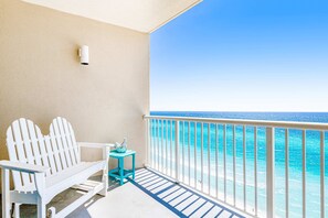 Property grounds - Beachfront condo with balcony view & pool - snowbird-friendly (Panama City Beach)