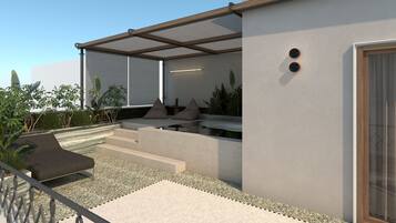 Exclusive-Doppelzimmer | Terrasse/Patio