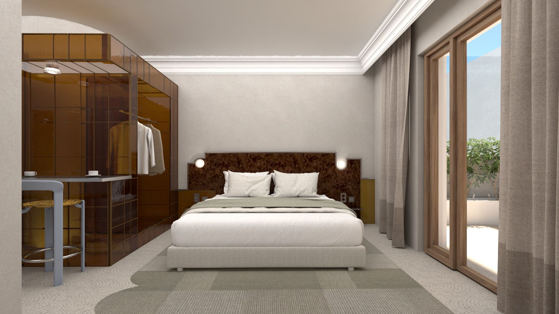 In-room safe, blackout drapes, soundproofing, iron/ironing board