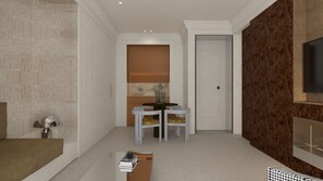 Executive One Bedroom Suite | In-room safe, blackout curtains, soundproofing, iron/ironing board - The Newel Kolonaki (Athens)