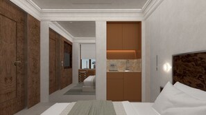 Habitación clásica doble | Caja fuerte, cortinas opacas, sistema de insonorización