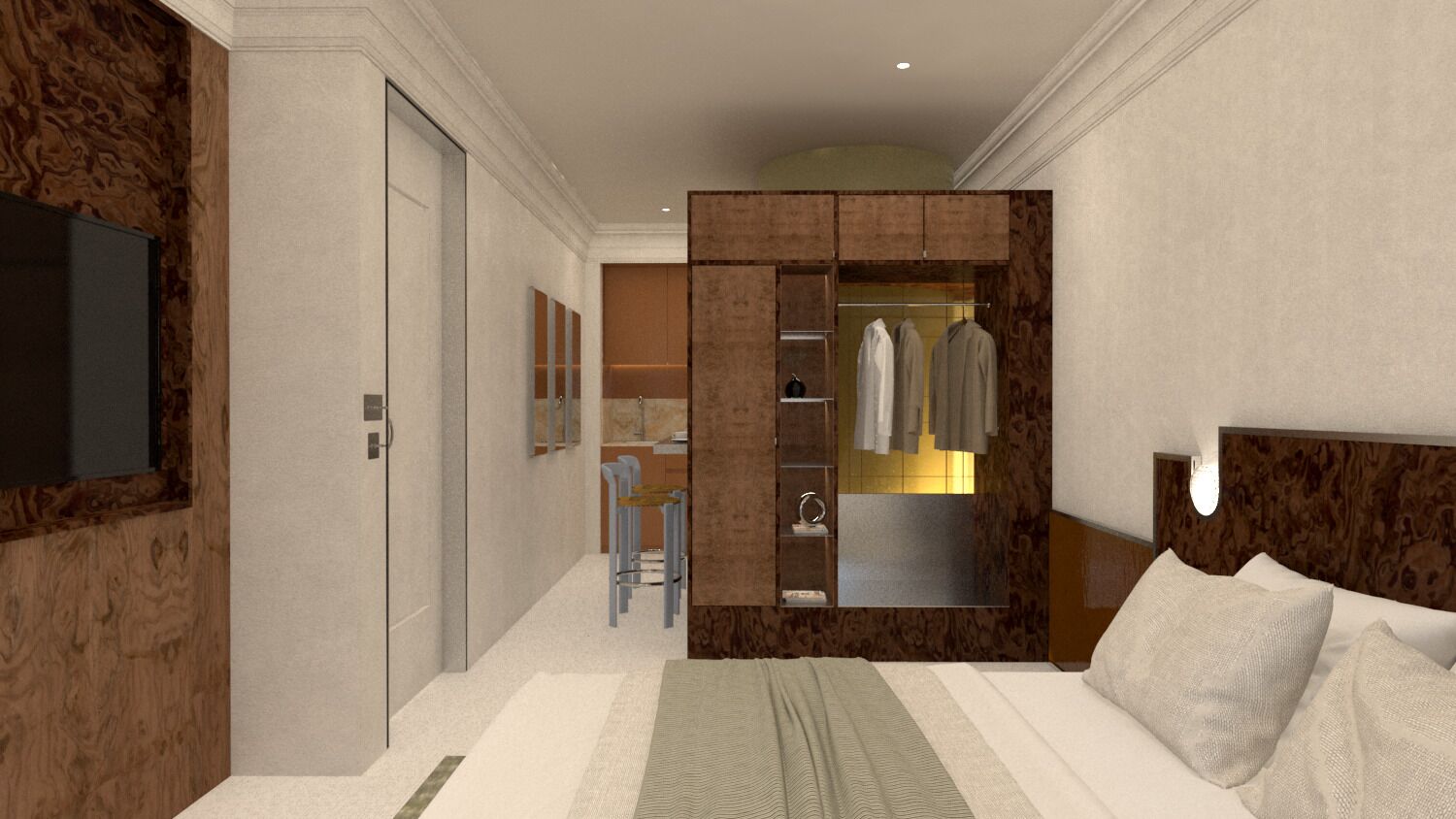 Urban Business Suite | In-room safe, blackout drapes, soundproofing, iron/ironing board