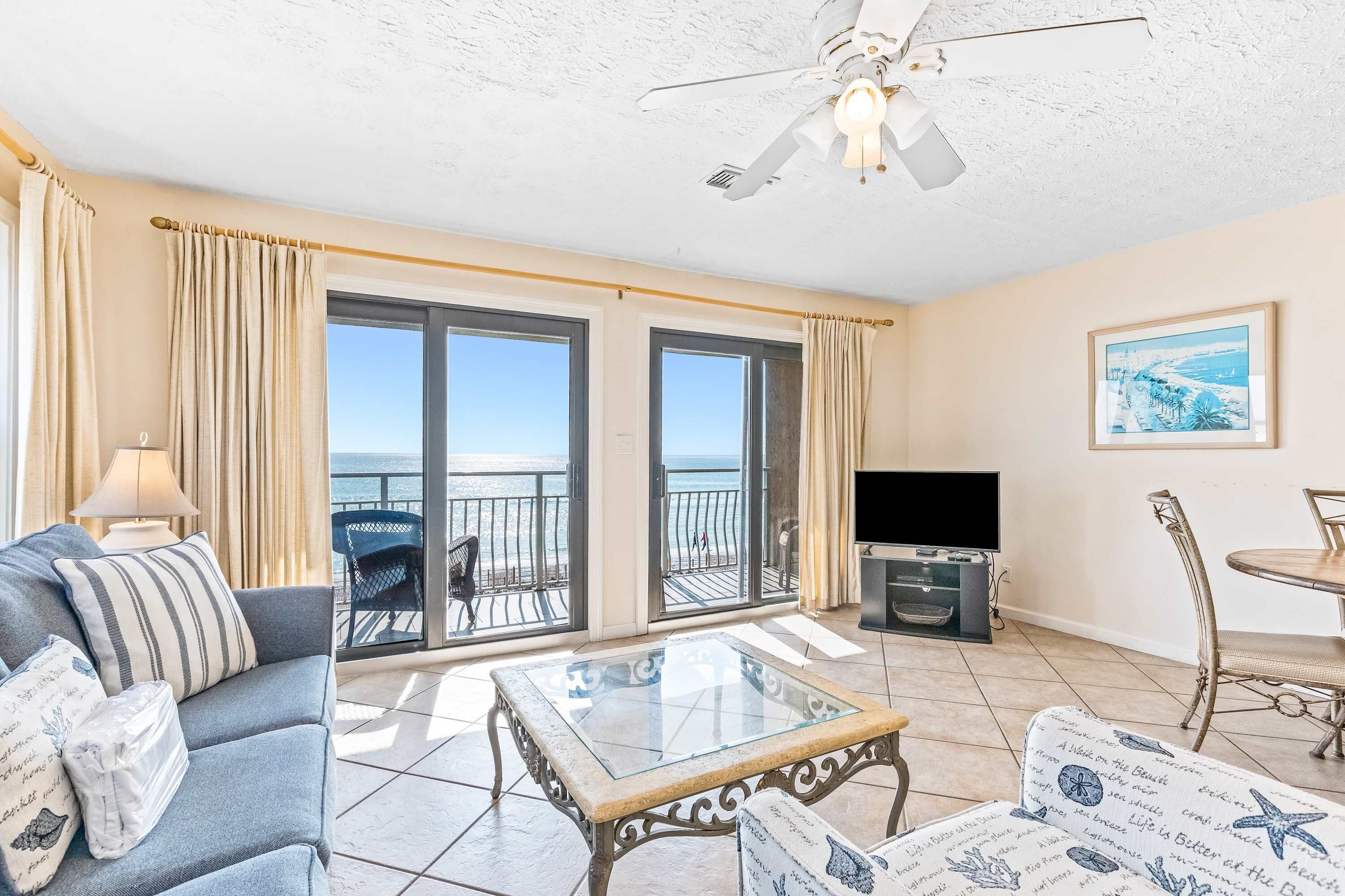 TV, DVD player, offices