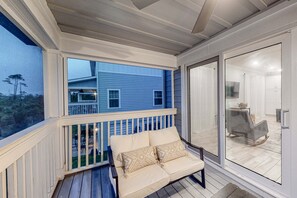 TV, foosball, offices