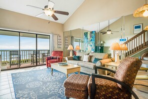 TV - Multi-Level Seaside Condo w/ Easy Beach Access, Pool, & Water Views (Panama City Beach)
