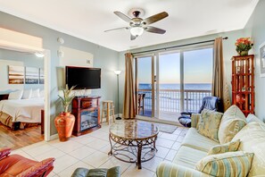 TV, DVD player, offices - Dreamy retreat on the Gulf with pool, basketball court & beach access (Panama City Beach)
