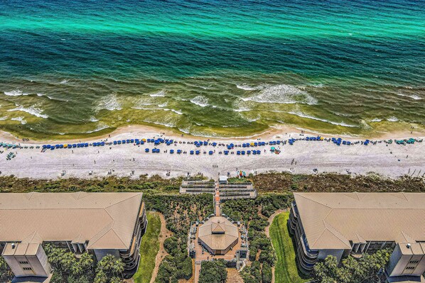 On the beach - Elegant getaway with stunning view, lagoon pool & pickleball - close to shops (Seacrest)