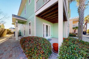 Exterior - Colorful Beach House with Outdoor Pool, WiFi, Washer/Dryer, & Central A/C (Panama City Beach)