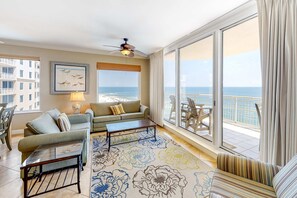 TV, DVD player, offices - 9th-floor open, bright condo with views - close to dining (Perdido Key)