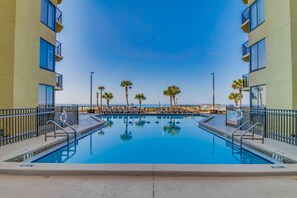 Pool - Gulf-front condo with amazing views, WiFi, central AC, pools, & fitness room (Panama City Beach)