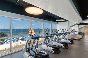 Fitness facility - Privacy & serenity in beachfront condo with Gulf view & pools/hot tub (Panama City Beach)