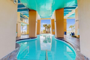 Pool - Privacy & serenity in beachfront condo with Gulf view & pools/hot tub (Panama City Beach)