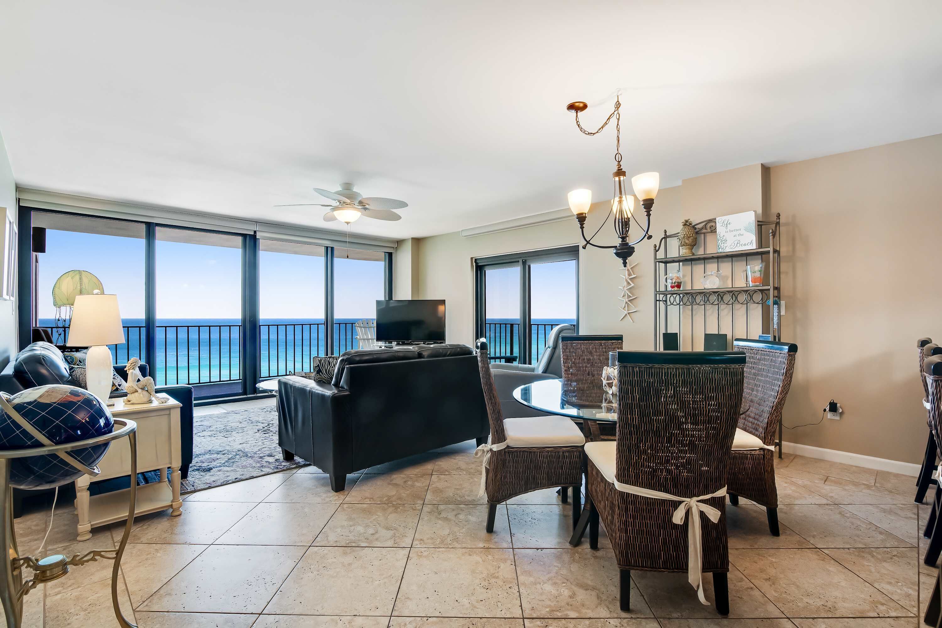 TV, DVD player, offices