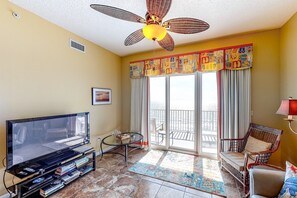 TV, DVD player, offices - Inviting Gulf-front condo In Perdido Key with waterfront pool/hot tub and oceanfront balcony (Perdido Key)