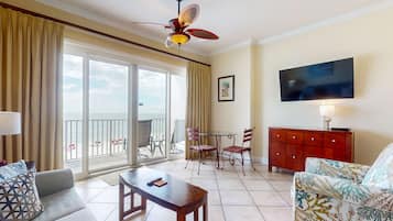 TV, DVD player, offices