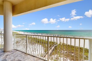 Property grounds - Gulf-front view & spacious condo with wraparound balcony & pickleball (Santa Rosa Beach)