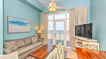 TV, DVD player, offices