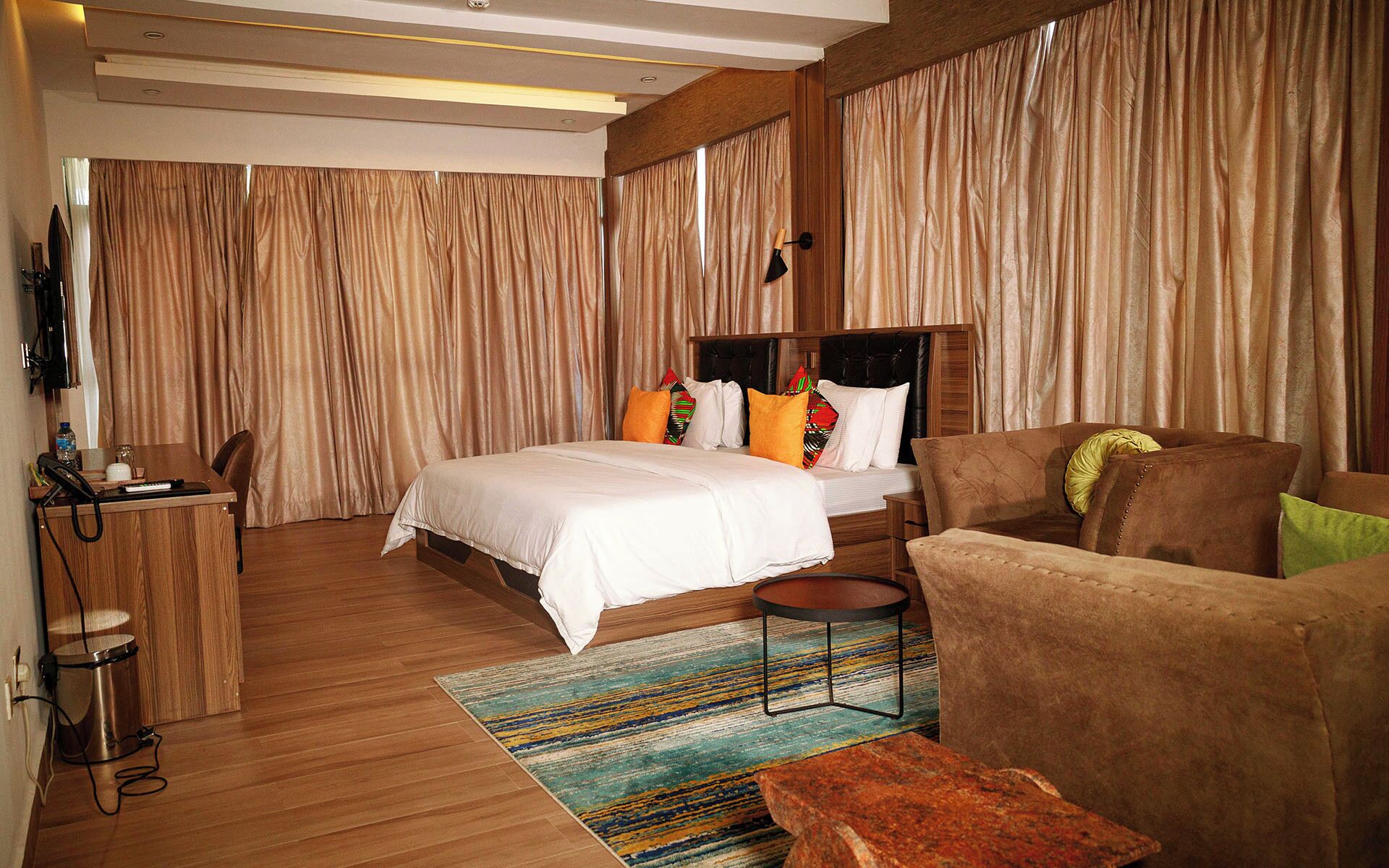 Deluxe-rum | Strykjärn/strykbräda och gratis wi-fi