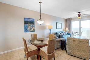 TV, DVD player, offices - Inviting Gulf-front condo In Perdido Key with waterfront pool/hot tub and oceanfront balcony (Perdido Key)