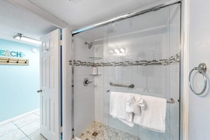 Shower, towels