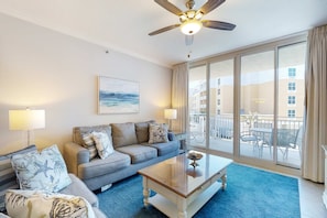 TV, DVD player, offices - Elegant, Spacious Condo On Okaloosa Island 490 Feet Of Private Beach (Fort Walton Beach)
