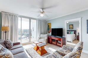 TV, DVD player, offices - Picturesque Condo At Waterscape Children's Playground, 2 Hot Tubs (Fort Walton Beach)