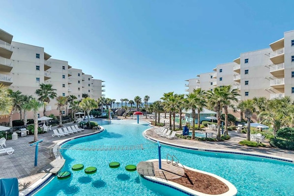 Pool - Picturesque Condo At Waterscape Children's Playground, 2 Hot Tubs (Fort Walton Beach)