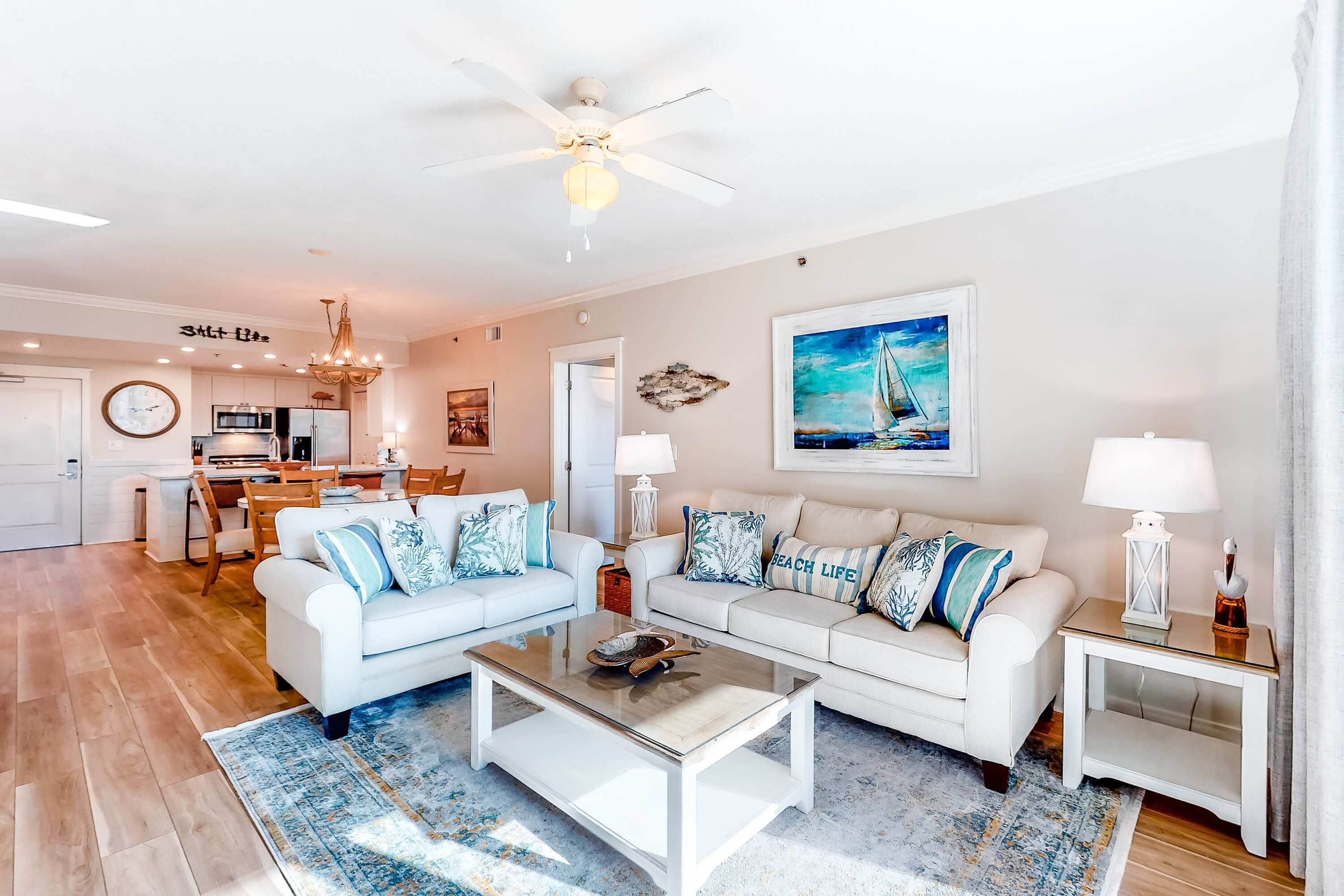 TV, DVD player, offices