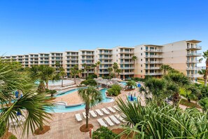Exterior - 3rd Floor Beach-Chic, Gulf-Front Condo At Waterscape Lazy River (Fort Walton Beach)