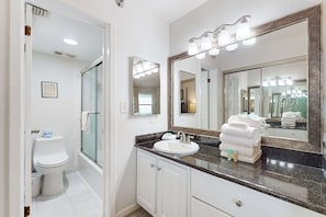 Shower, towels - Top-Floor, Gulf-Front Condo w/ Balcony, Beach Access & Shared Pools/Hot Tub/Gym (Perdido Key)