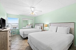 2 bedrooms, iron/ironing board, WiFi - Updated, bright condo steps to the Gulf with outdoor pool & tennis (Fort Walton Beach)