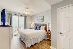 2 bedrooms, iron/ironing board, WiFi, bed sheets - Seasonal Beach Chairs included in Gulf Front Condo rental! (Panama City Beach)