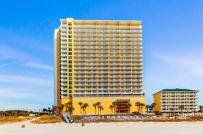 Exterior - Seasonal Beach Chairs included in Gulf Front Condo rental! (Panama City Beach)