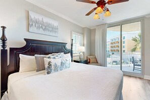 2 bedrooms, iron/ironing board, WiFi, bed sheets - 3rd Floor Upscale, Welcoming Condo At Waterscape Waterfall, Lazy River (Fort Walton Beach)